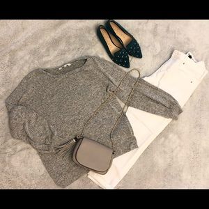 Puff sleeve sweater